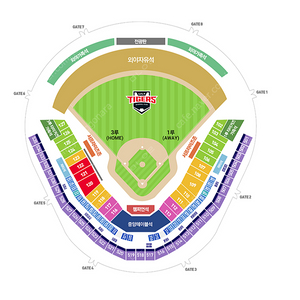 3월 23일 KIA NC 3루 EV석 4연석