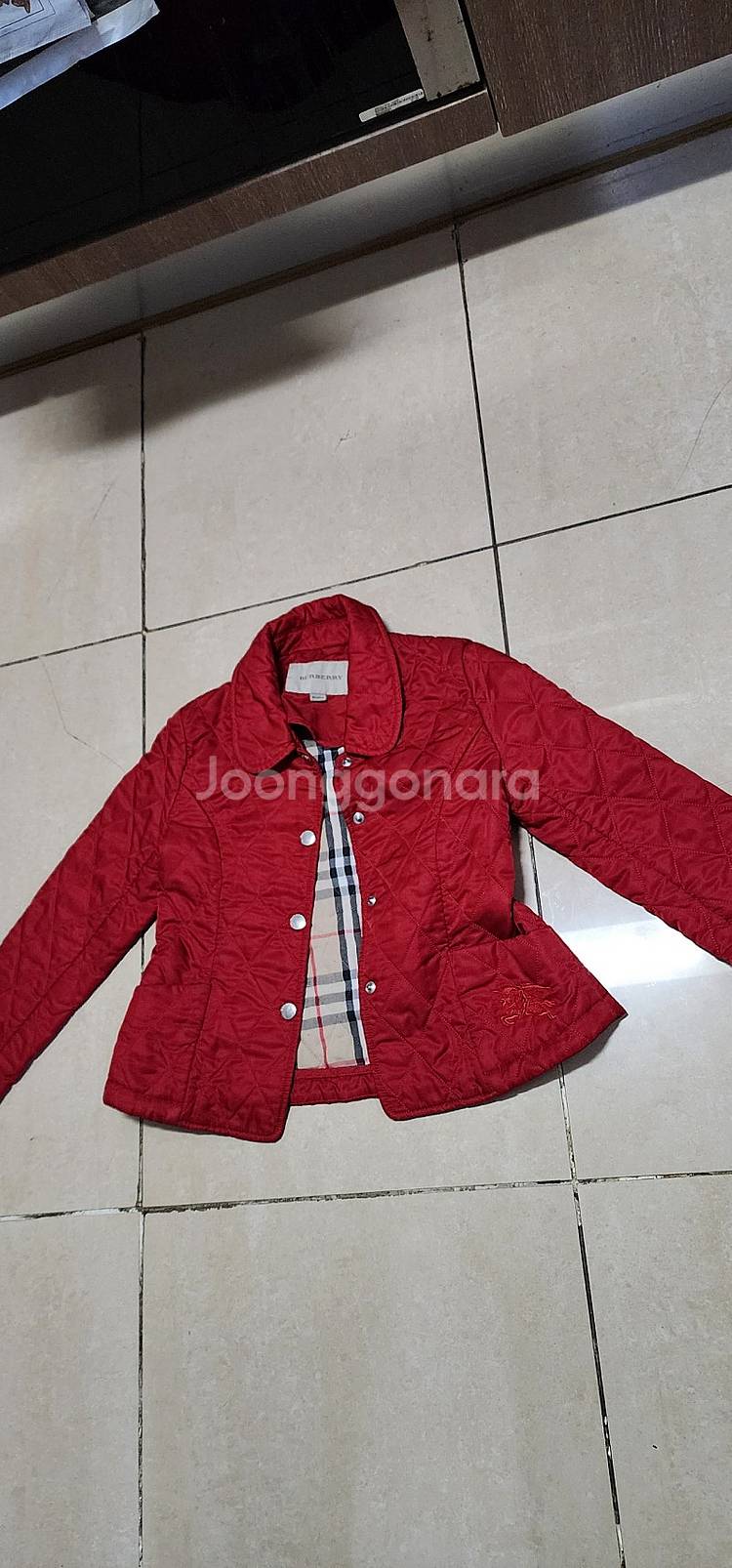 BURBERRY 키즈 퀼팅자켓 8Y/ 버버리키즈 8y ...--0