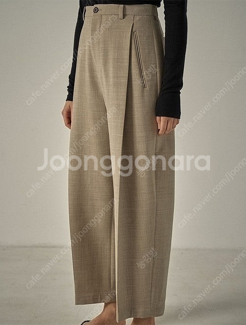 파사드패턴 라운드 울 팬츠 s 오트밀--0