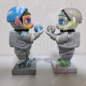 팝마트 몰리 12주년 지구 + 달 2개일괄 반값택포