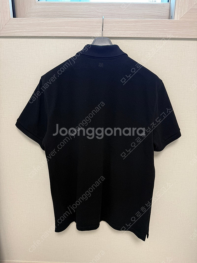 AMI 아미 반팔 카라티 블랙 XL--1