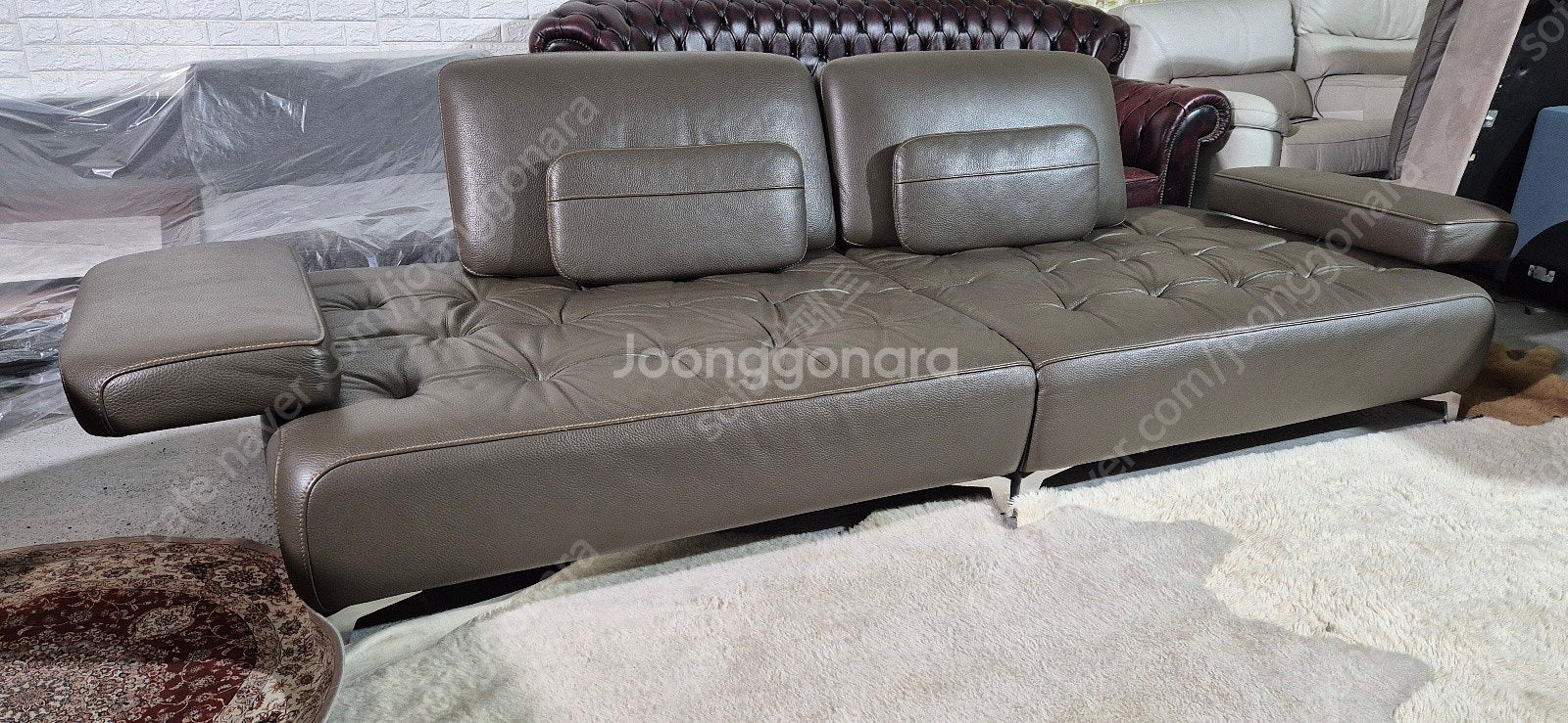 *판매* ​자코모 프리미엄 비텔로 슈렁큰 천연통가죽 스...--3