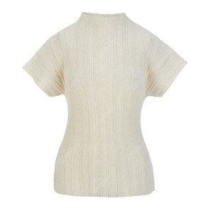 르917 플리츠 모크넥 탑 LE17SEPTEMBRE PLEATS MOCKNECK SHORT SLEEVE TOP