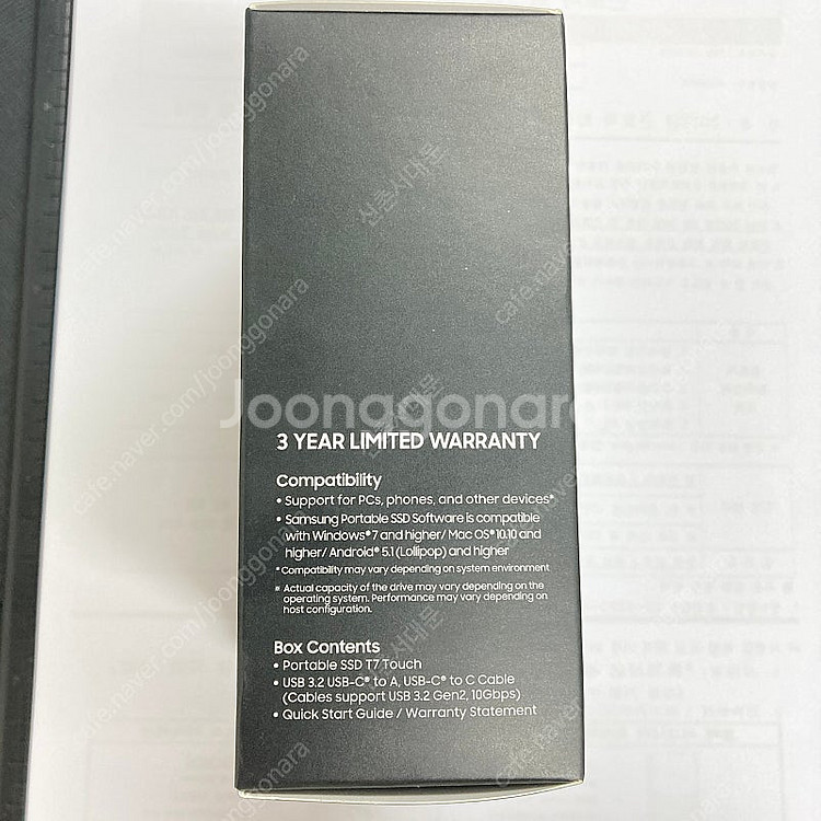 포터블 SSD T7 Touch 1TB 정품 미개봉 새제...--3