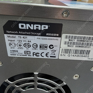 qnap ts-421 4bay nas 팝니다