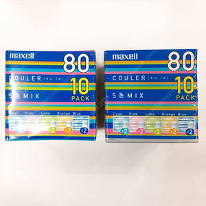 maxell 공MD 미니디스크 (미개봉) 80분 10장 1팩에 6만원