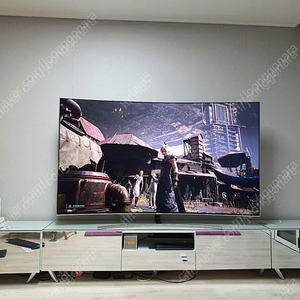 삼성퀀텀닷 QLED 75인치 티비(QN75Q8CAMF) 액정파손