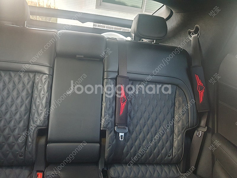 제네시스로고 안전벨트커버--0