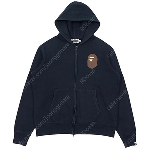 [L] Bape (A Bathing Ape) Ape Head Zip-up Hoodie 올드 베이프 에이프 헤드 집업 후디 사루 로고