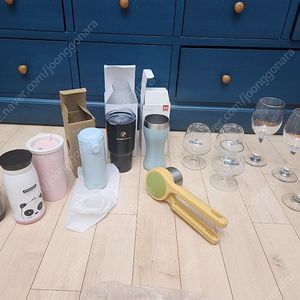 텀블러, 조셉조셉 레몬즙짜기, 에델바이스 맥주잔, BMW텀블러 .ovinomio 와인잔등,