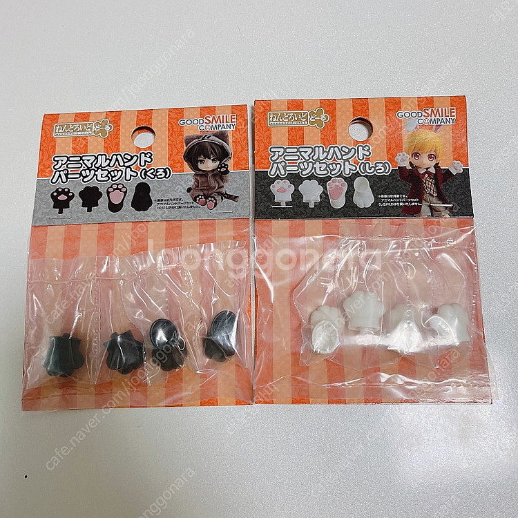넨도로이드 돌 동물 손파츠 블랙&화이트 미개봉 판매합니...--0