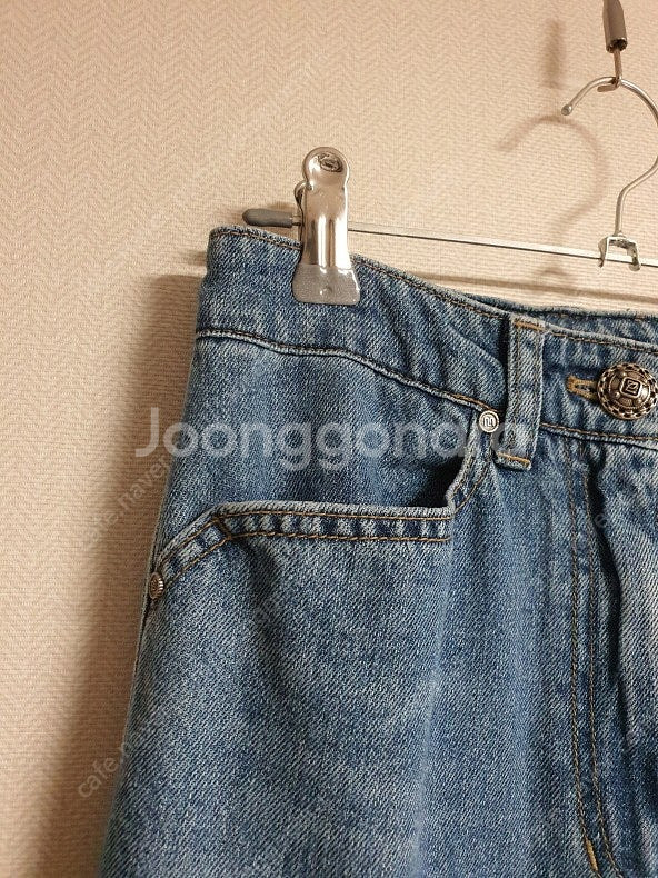 마인 MINE 비딩 와이드 데님 팬츠 44 사이즈 23SS--4