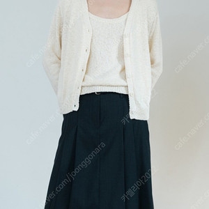 별밭양품점 classy skirt + belt set (steel gray) XS사이즈 <새상품 >