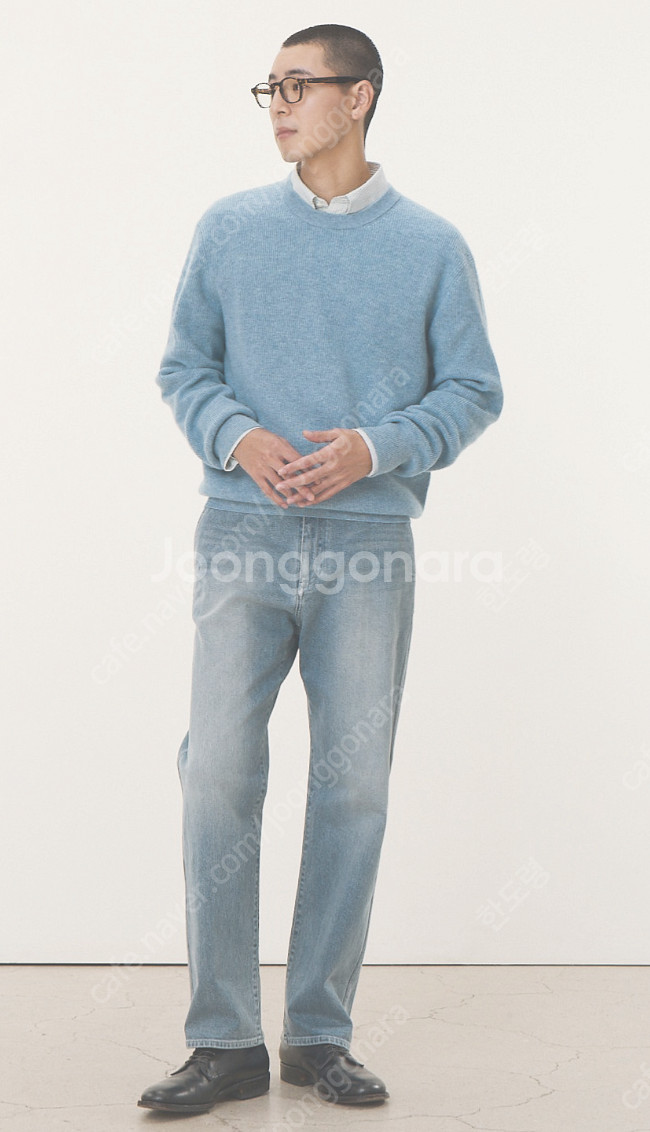 포터리 원워시드 컴포트데님--3