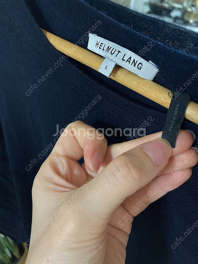 helmut lang 헬무트랭 캐시미어 100 니트 택포 / 유메르 오르 플로티 파사드패턴 한섬 지스튜디오 더캐시미...--2