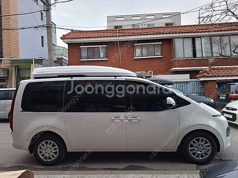 지붕위 밀착형 코토 일체형루프박스 어닝,윈드가드 당일재...--3