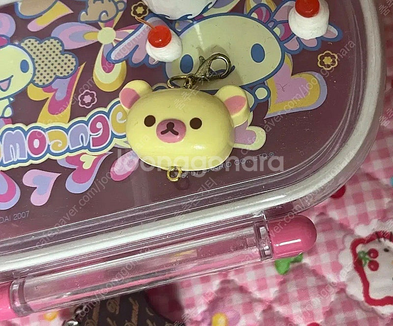 리락쿠마 초콜릿 키링 스트랩 고전 산엑스 키티스트랩 코...--0