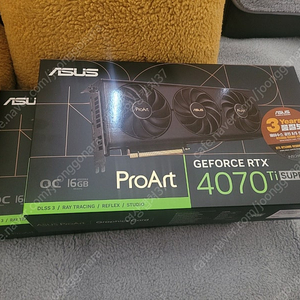 아수스 ASUS PROART RTX4070TI SUPER (신품동일급)