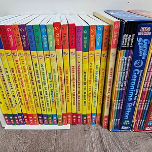 정품 제로니모스틸턴 챕터북 20권과음원+제로니모 디비디1~2집(geronimo stilton)