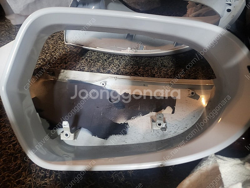 16년페리 c7 a6 순정사이드미러커버 흰색팝니다.--5