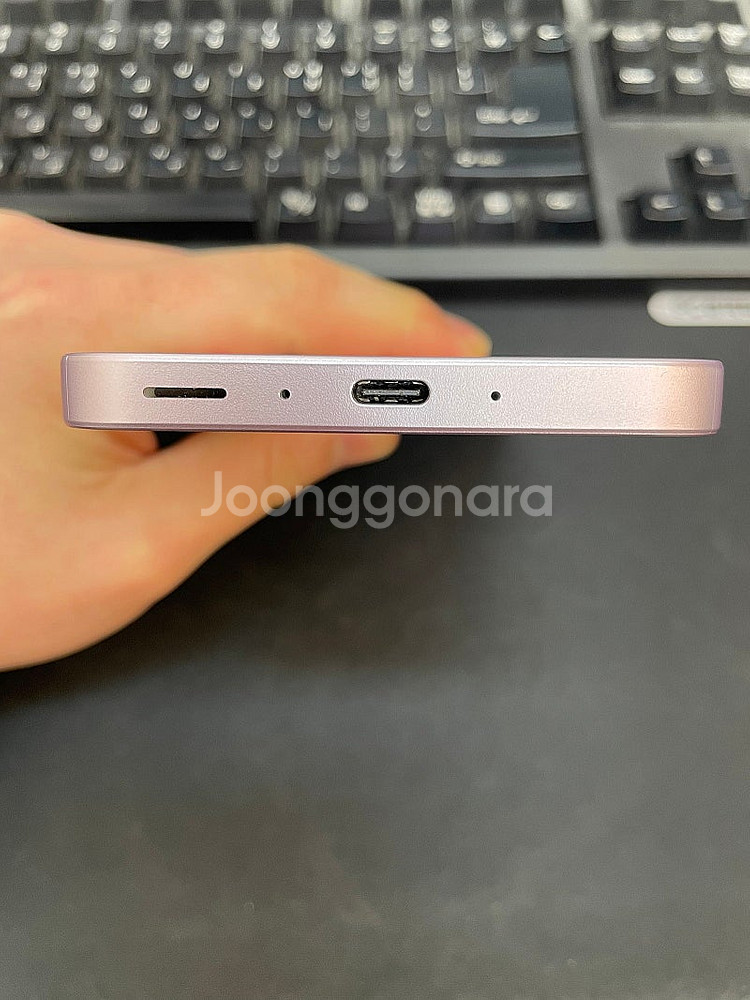 갤럭시A35 라일락 128GB 무잔상 상태좋은 중고28...--5