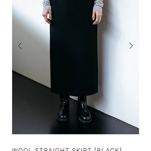 (le17septembre) 르셉템버 le917 , TWILL STRAIGHT SKIRT 36