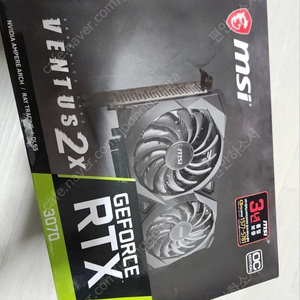 MSI RTX3070 벤투스 2x oc 팝니다