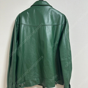 디스이즈 버댓(thisisneverthat) Leather Sports Jacket Green