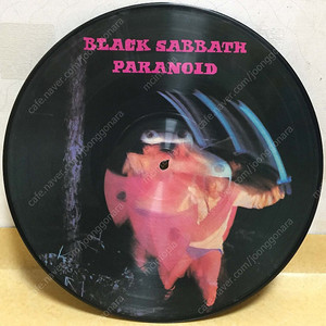 LP ; black sabbath - paranoid 블랙 사바스 엘피 음반 픽쳐디스크 'iron man' 수록 하드락 hard rock