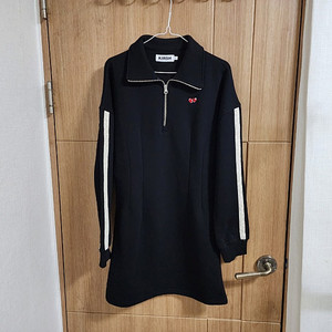 (66)여성 키르시 스몰체리 반집업 원피스 기모