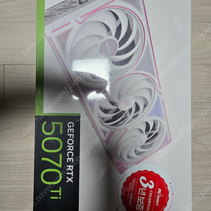 RTX5070Ti 컬러풀 ULTRA OC White D7 16GB 피씨디렉트 미개봉