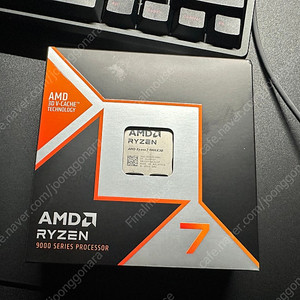 AMD RYZEN 9800x3d 정품 판매합니다