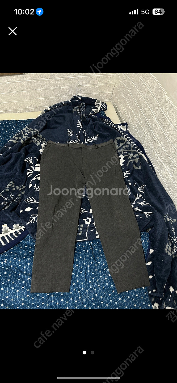 무신사 스탠다드 슬랙스 38 판매합니다.--0