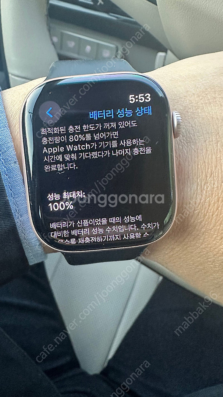애플워치10 46mm 로즈골드--3