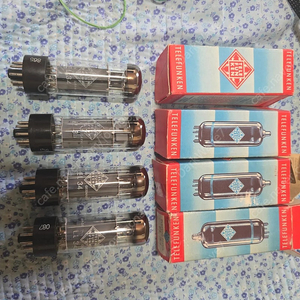 Telefunken 텔레풍겐 EL34 (6CA7) 매치쿼드 (4개) 판매 가격인하