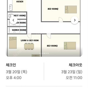 일본 도쿄 신주쿠숙소 3.20~3.23