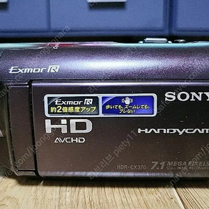 HDR-CX370V /고프로 10 블랙 + 방수케이스+3way 고프로 전용