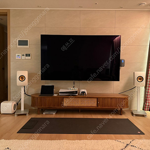 kef ls50w2 + kc62 + 마이너팩토리 스탠드