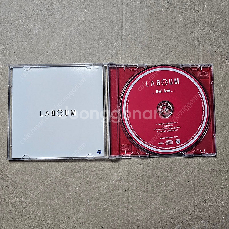 라붐 일본 싱글 CD Hwi hwi A타입 중고--2