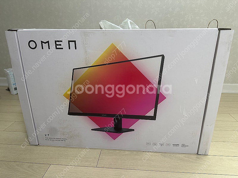 HP OMEN 27인치 FHD 165hz 게이밍 모니터...--0
