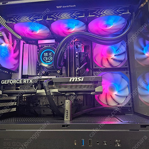 (신품) 9800x3d, b850m, rtx5070ti 초고사양 본체