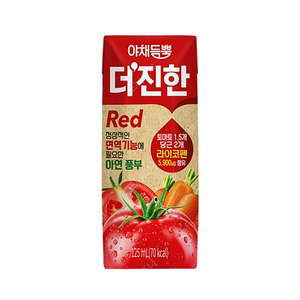 야채듬뿍 더 진한 레드 125ml × 48팩