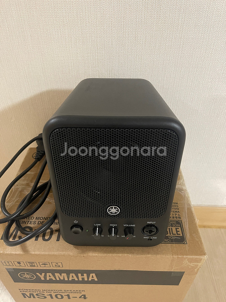 야마하 pc 모니터링 스피커 ms101-4 1통 판매--2