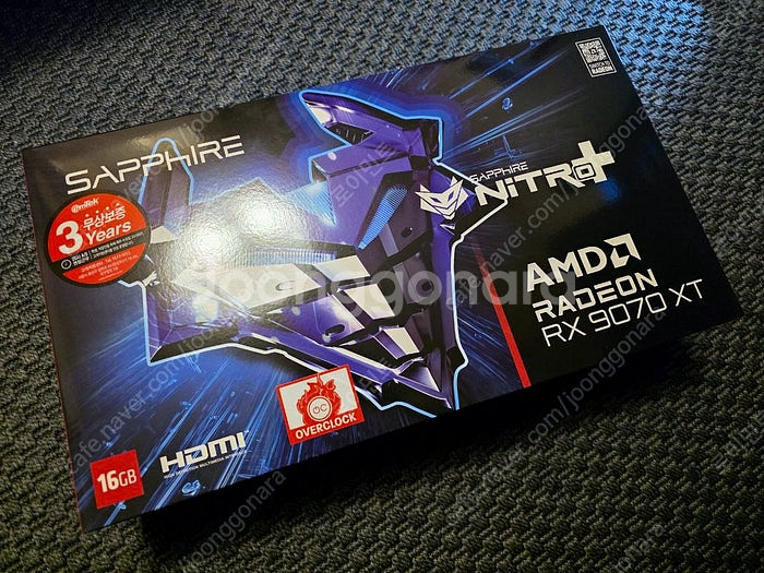 사파이어 라데온 RX 9070 XT Nitro+ 미개봉...--0