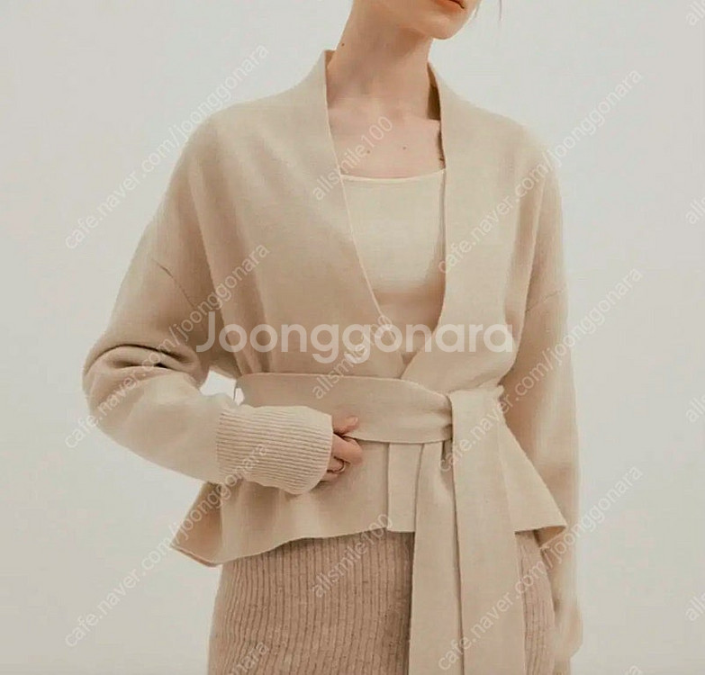 시에 sie 샬롯 가디건 오트베이지 23fw 새상품급 ...--0