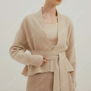 시에 sie 샬롯 가디건 오트베이지 23fw 새상품급 급처