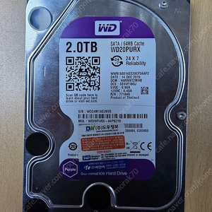 3.5" HDD 2T (1개) + 1T (4개)
