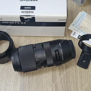 시그마 100-400mm f5-6.3 DG 캐논마운트 팝니다.