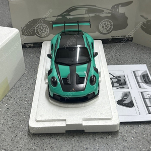 1:18 미니챔프 992gt3 rs 민트 다이캐스트