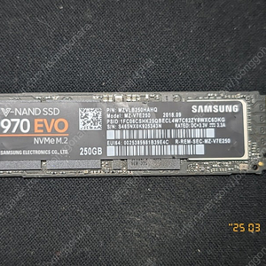 삼성 970evo 250gb nvme